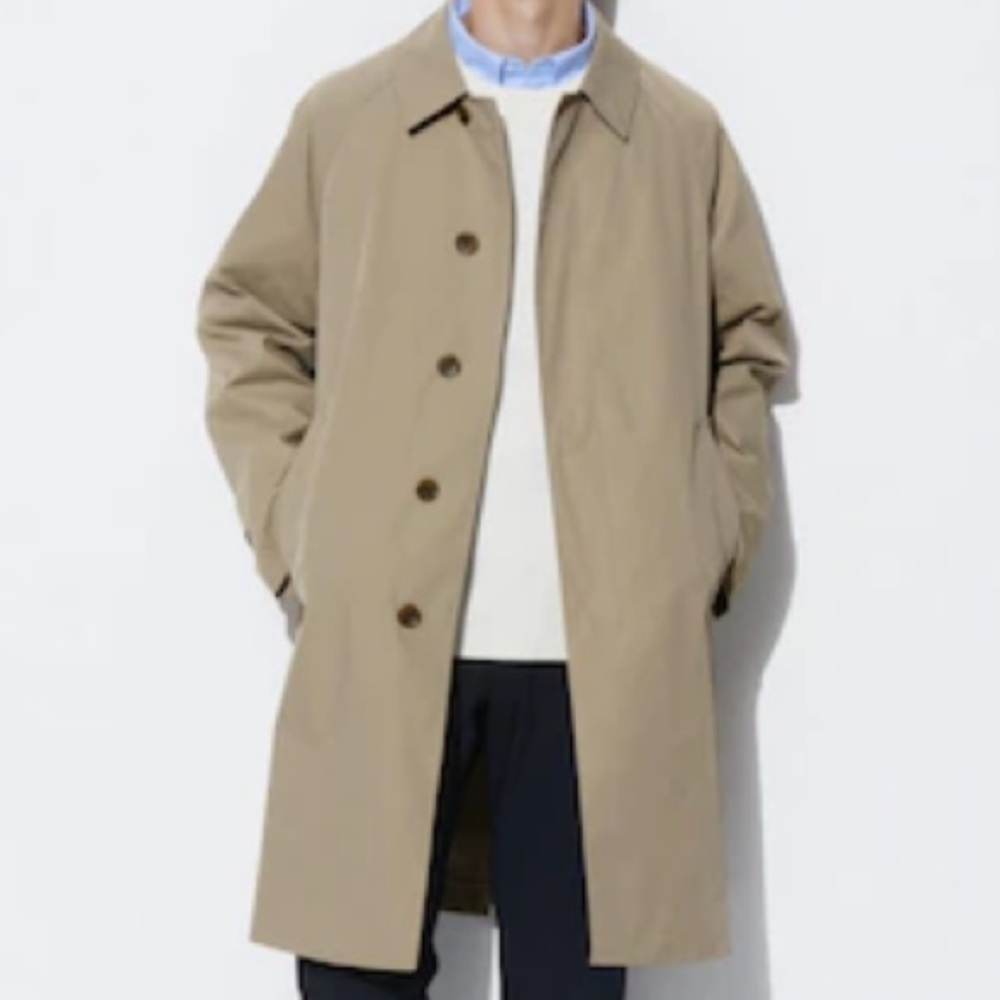 Vintage London Fog Single Breasted Trench Coat in Tan | Size 44R